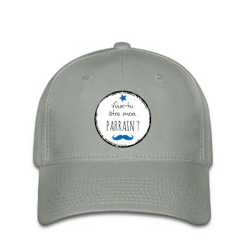 Antrag Pat - Flexfit Cap - Grüngrau - Vorne