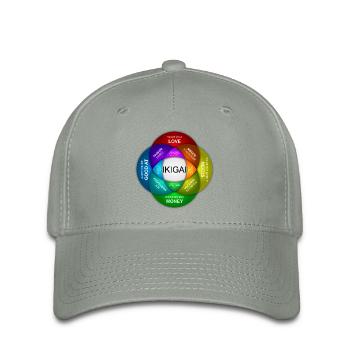 IKIGAI international - Flexfit Cap - Grüngrau - Vorne