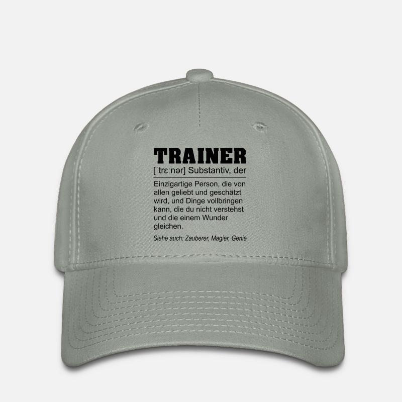 Trainer Definition - Flexfit Cap - Grüngrau