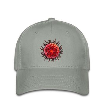 Fusion nucléaire 002 - Casquette Flexfit - gris vert - Devant