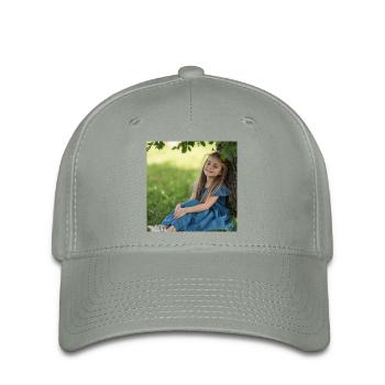 Robe d’été bleue en vert - Casquette Flexfit - gris vert - Devant