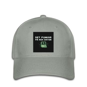 Entwickelt Humor – es funktioniert auf meinem Computer - Flexfit Cap - Grüngrau - Vorne