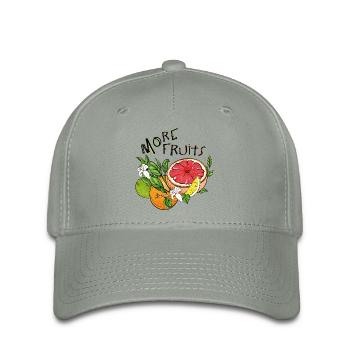Plus de fruits - Casquette Flexfit - gris vert - Devant
