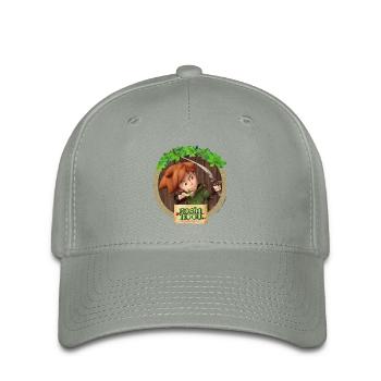 Robin Hood Schlitzohr Von Sherwood Portrait - Flexfit Cap - Grüngrau - Vorne
