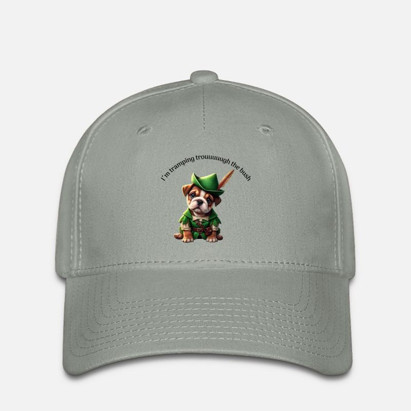 Robin Wuff - Flexfit Cap - Grüngrau