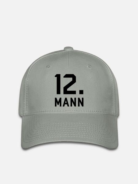 Zwölfter Mann - Flexfit Cap - Grüngrau
