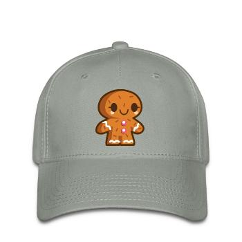 Gingerbread Man - Flexfit Cap - green-grey - Front