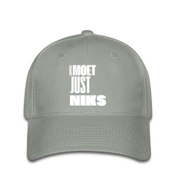 Kmoet just nothing, Dialecte anversois Chemises - Casquette Flexfit - gris vert - Devant