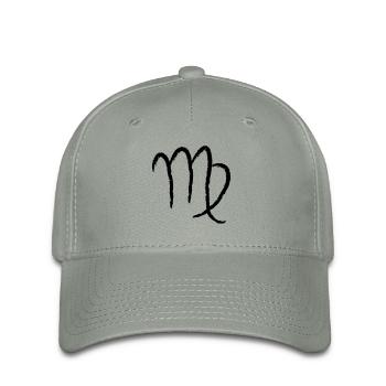 Sternzeichen Jungfrau - Virgo - Flexfit Cap - Grüngrau - Vorne