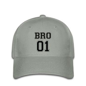 BRO 01 - Black Edition - Flexfit Cap - green-grey - Front