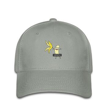 Früchte frucht lustig Geschenk Vegetarier Veganer - Flexfit Cap - Grüngrau - Vorne