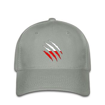 Poland Polska Football Fan Shirt World Cup jersey gift - Flexfit Cap - green-grey - Front