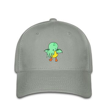 Canetons mutés - Casquette Flexfit - gris vert - Devant