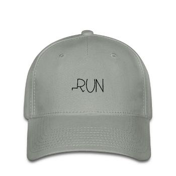 run - Flexfit Cap - green-grey - Front