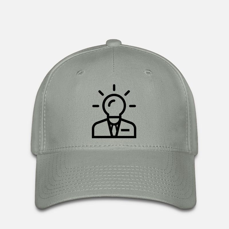 business idea - Flexfit Cap - green-grey