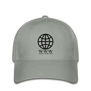 internet globe - Internet Globus - Flexfit Cap - Grüngrau - Vorne