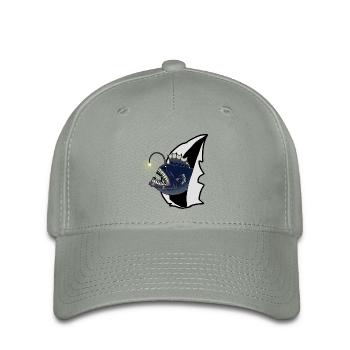 Laternen Fisch Fische Meerestiere unter Wasser - Flexfit Cap - Grüngrau - Vorne