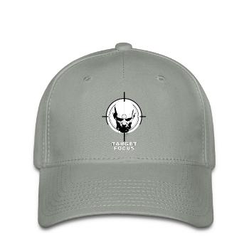 Tireur sportif Tireur IPSC Cible Focalisée Zombie - Casquette Flexfit - gris vert - Devant
