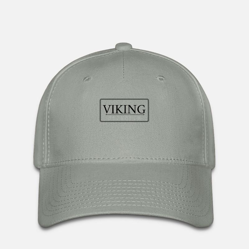 VIKING Frame - Flexfit Cap - green-grey