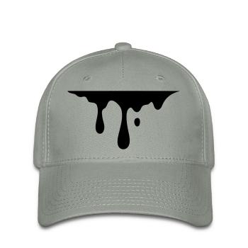 tropfen - Flexfit Cap - Grüngrau - Vorne