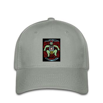 Tribal Tiki Inca Maya Indian - Flexfit Cap - green-grey - Front