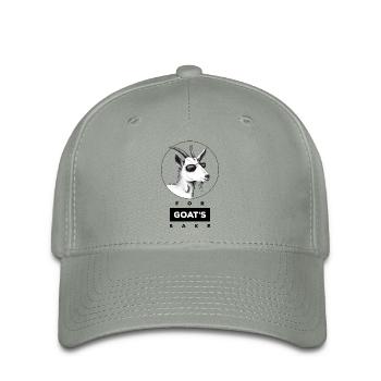 For Goat's Sake - Casquette Flexfit - gris vert - Devant