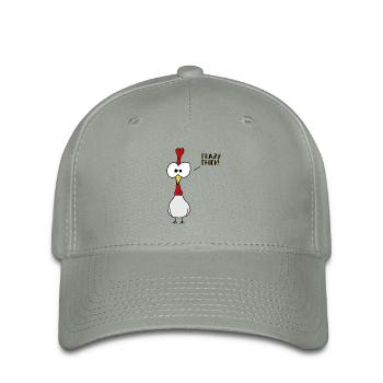 Crazy Chick - Flexfit Cap - Grüngrau - Vorne