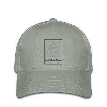 Feminist - Flexfit Cap - Grüngrau - Vorne