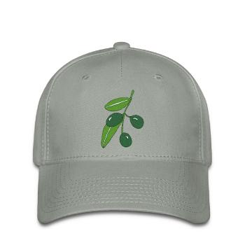 olive branch - Flexfit Cap - green-grey - Front
