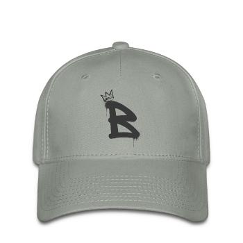 B - Flexfit Cap - Grüngrau - Vorne
