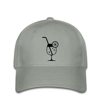Cocktail - Flexfit Cap - Grüngrau - Vorne