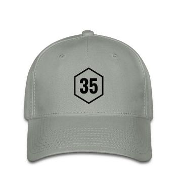 Brittany - Ille et Vilaine 35 - Black - Flexfit Cap - green-grey - Front