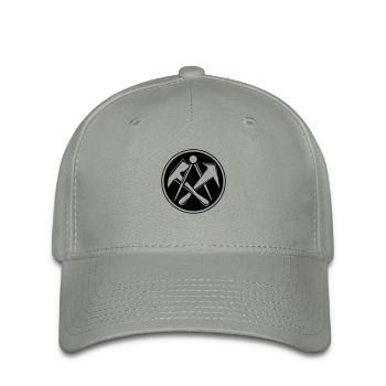 Dachdecker symbol - Flexfit Cap - Grüngrau - Vorne