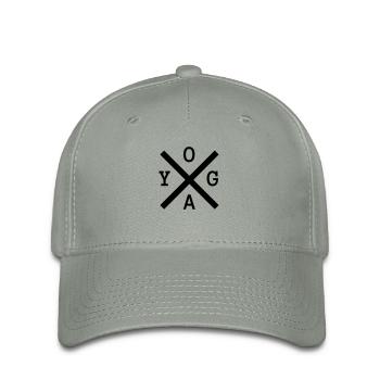 YOGA x - Flexfit Cap - Grüngrau - Vorne