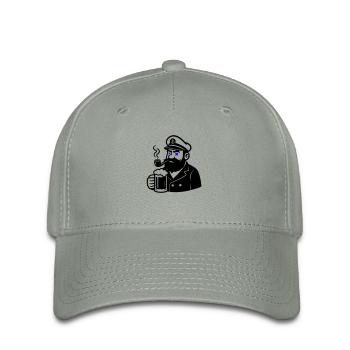 Kapitän Bier - Flexfit Cap - Grüngrau - Vorne