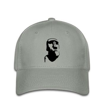 Easter Island - Casquette Flexfit - gris vert - Devant
