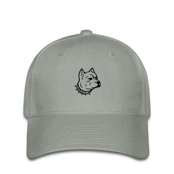 pit_dog_c1 - Flexfit Cap - green-grey - Front