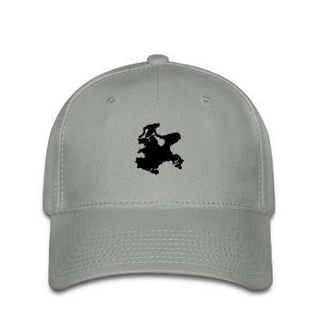 Insel Rügen - Flexfit Cap - Grüngrau - Vorne