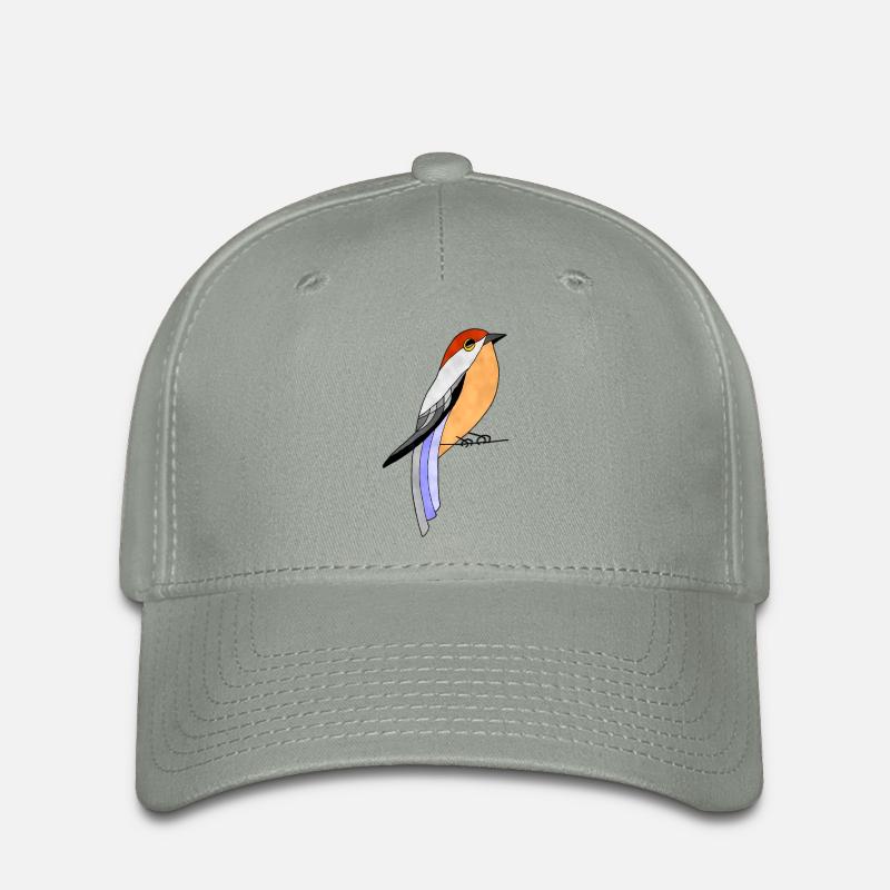 Oiseau - Casquette Flexfit - gris vert