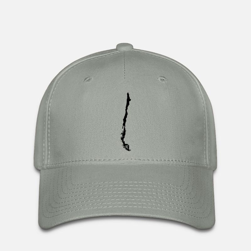 Chile - Flexfit Cap - Grüngrau