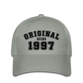 Original Since 1997 Vintage Birthday Birthday - Flexfit Cap - green-grey - Front