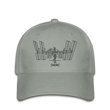 Space station ISS - Flexfit Cap - green-grey - Front