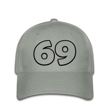 69 - Flexfit Cap - Grüngrau - Vorne