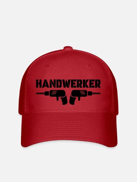 handwerker - Flexfit Cap - Rot