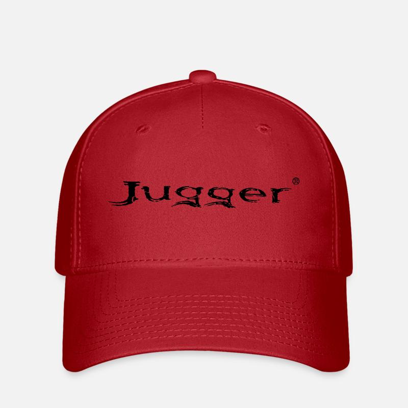 Jugger bogstaver - Flexfit Cap - rød