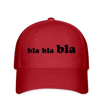 bla_bla_bla - Flexfit Cap - Rot - Vorne