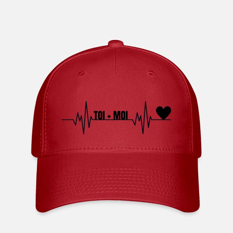 Love - Flexfit Cap - red