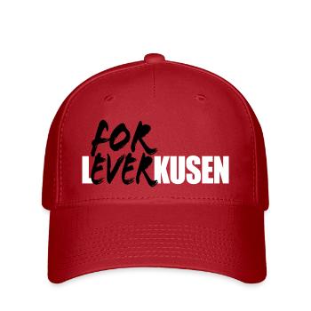 For Ever Leverkusen - Ich mag Leverkusen - Flexfit Cap - Rot - Vorne
