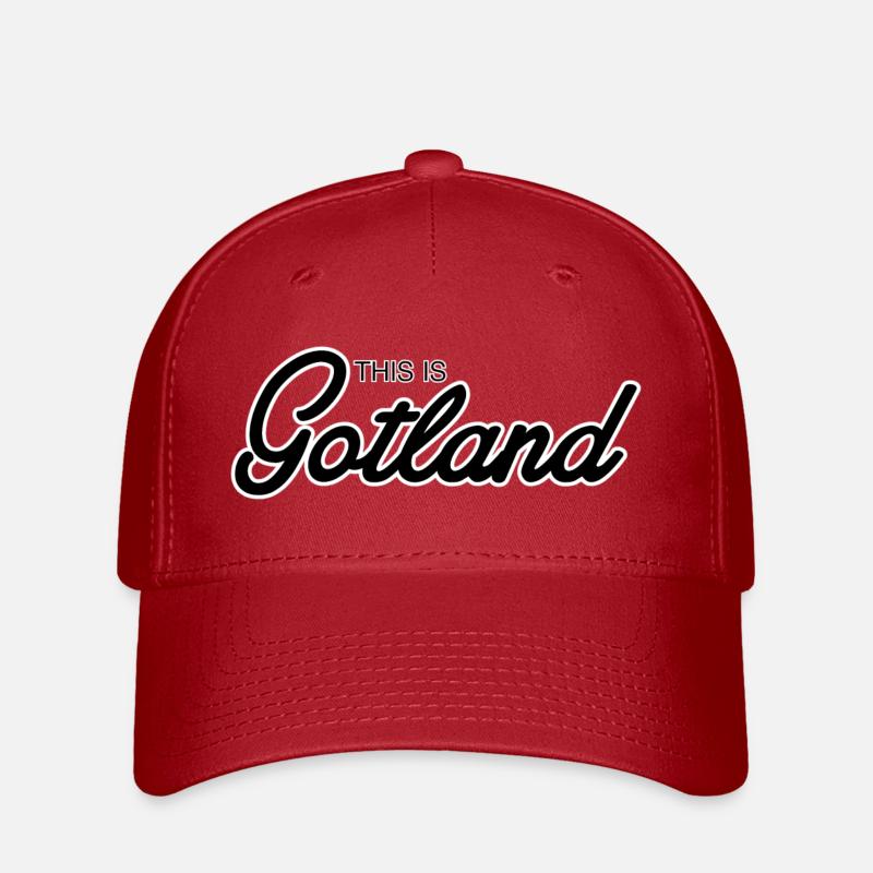 This is Gotland - Flexfit Cap - red