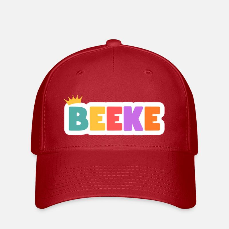 Beeke! Personalisierbar - Flexfit Cap - Rot